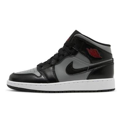 Air 1 Mid GS Shadow Kids Sneakers Grey Black Particle-Grey 554725-096