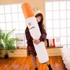30-110cm Engraçado Fumante Cilíndrico Dormindo Cigarro Almofada Simulação Pelúcia Brinquedos Moda Namorado Aniversário Presente
