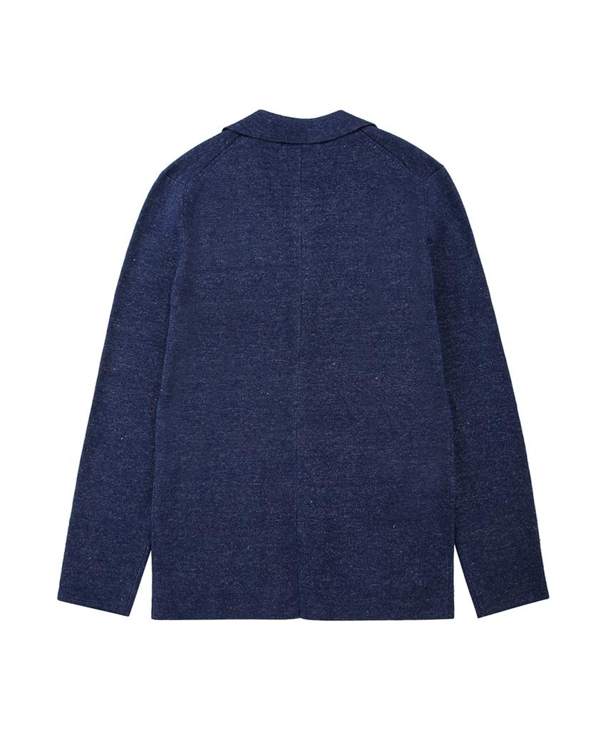 Brooks Brothers Linen Blazer Sweater (Navy) (Bbwcmm8266Qfs)