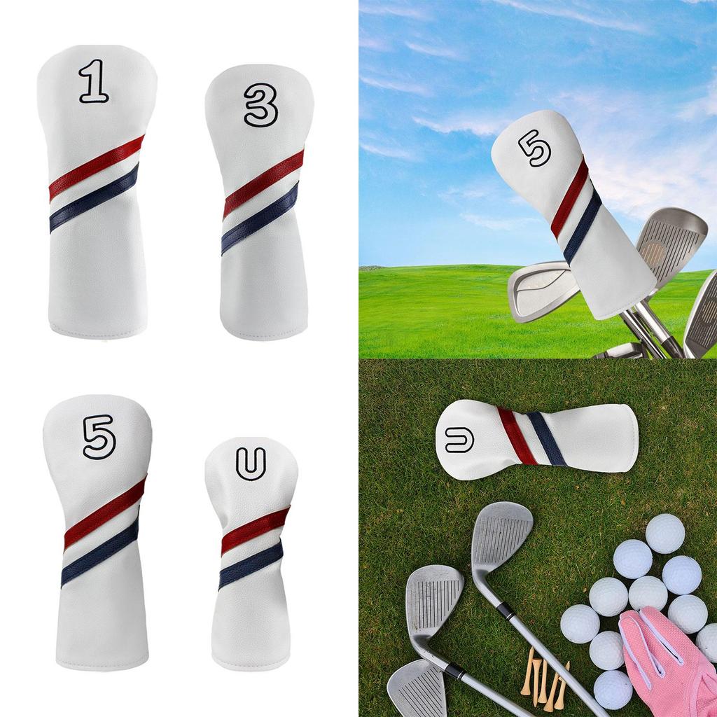 Golf Club Head Cover Accessories Durable Easy on Off Cover, with Number Tags,
