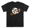 Mickey Minnie Halloween Ghost Spooky Season Black Tshirt