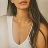 Módní choker náhrdelník s robustním přívěskem s křížky z nerezové oceli, šperkový doplněk pro trendy ženy a dívky