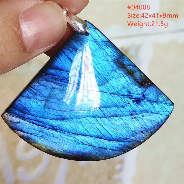 Pendentif en labradorite bleue naturelle pour femme, perles en labradorite verte, collier goutte d'eau pour homme et femme, bijoux en cristal AAAAAAAAA
