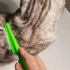 1pc 2-In-1 Pet Hair & Tear Stain Remover Brush - Stainless Steel Dog & Cat Flea Comb, Effectively Trims & Gently Removes Matted Fur and Fleas