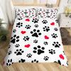 Cartoon Rabbit Duvet Cover Sweet Strawberry Milk Bedding Set,Cute Animals Fruits Comforter Cover Lovely Pink Stars Quilt Cover