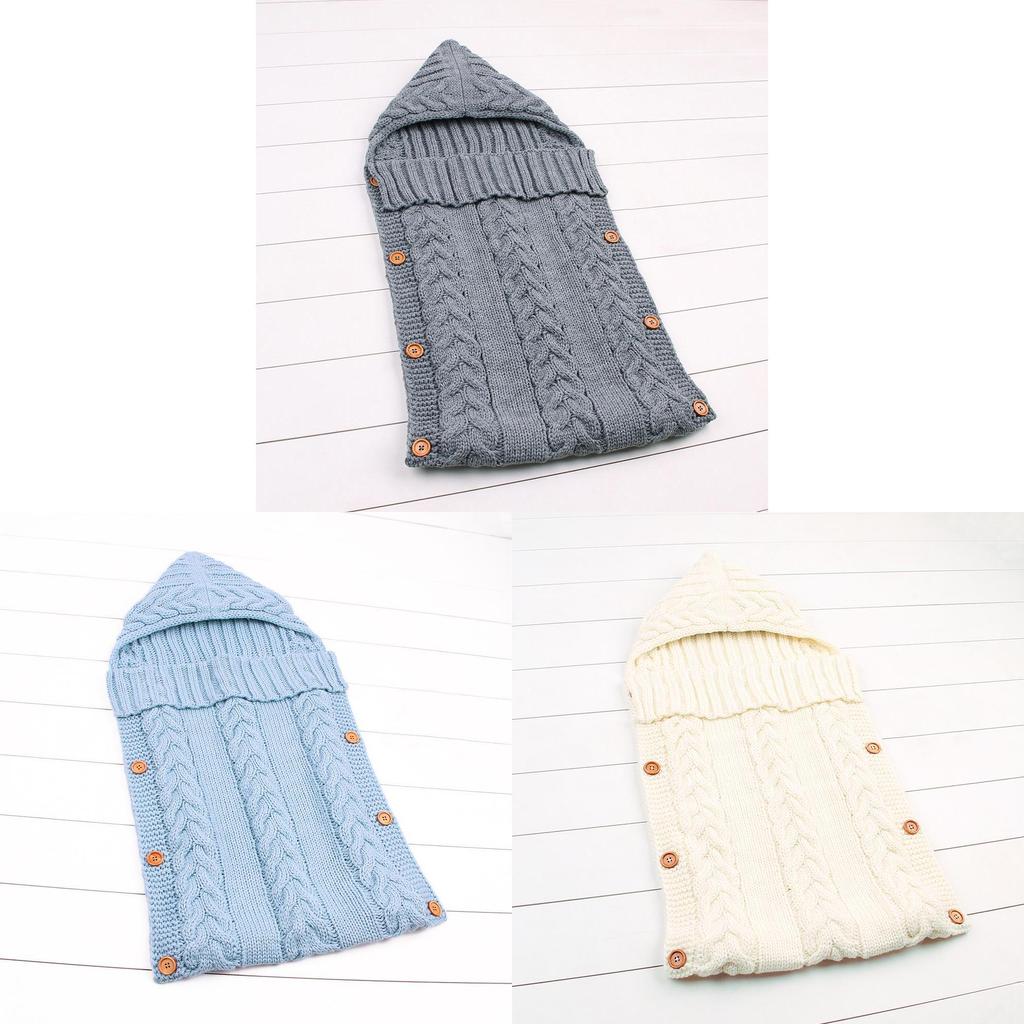Luxurious Knit Crochet Swaddling Blankets For Baby Infants Soft And Comfortable
