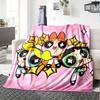 The Powerpuff Girls Flannel Blanket, High quality Comfortable for All Seasons, Home Decor, Warmth and Comfort