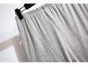 Plus Size Women's Cotton Casual Shorts - Elastic Waist, Anti-Exposure, Loose Fit, Summer Wear