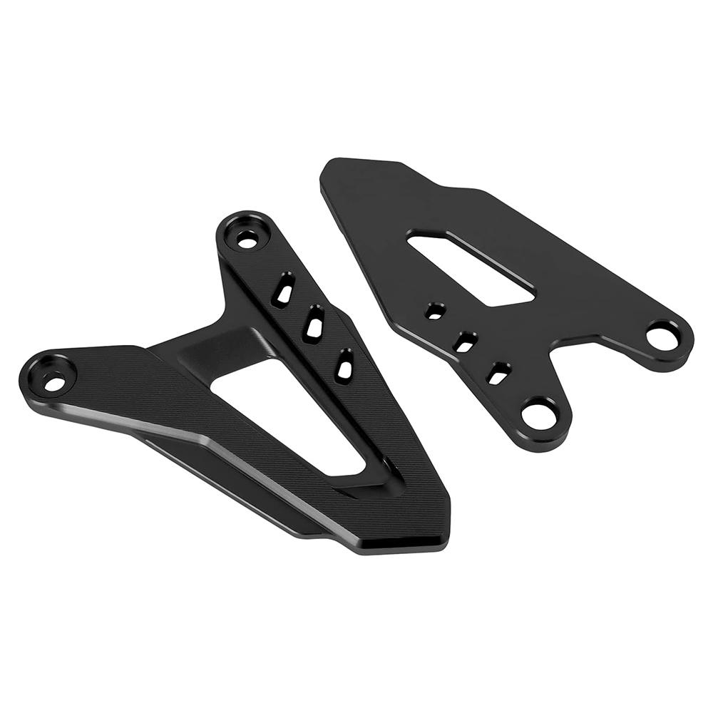 Rearset Footrests Pedal Rear Heel Guard Plates For Kawasaki NINJA 400 Z400 Ninja 250 Z250 2018-2025 Foot Pegs Protector Cover