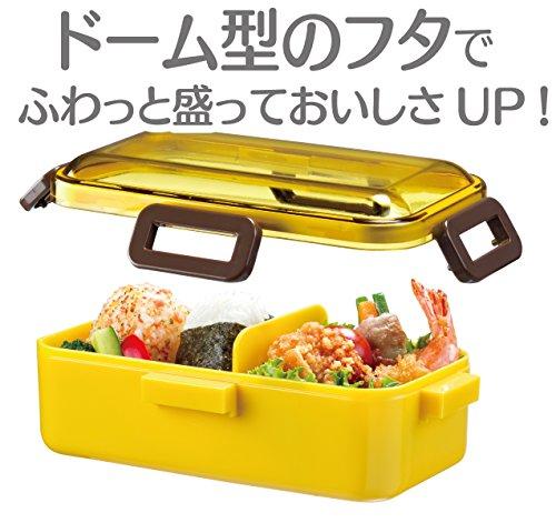 Skater Bento Box 530ml 1 Layer Women Made Japan Leak-resistant 4-point Lock Lunch Dishwasher Safe Microwave Pan Thief PFLB6AG-A