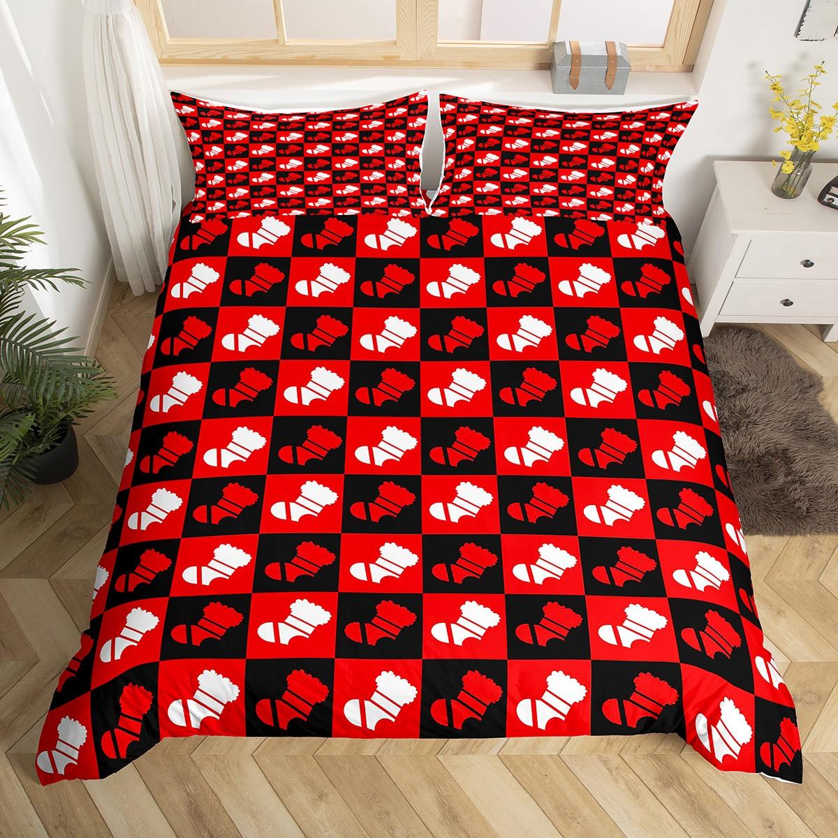 

Comforter Homewish Romantic Love Heart Winter Christmas Snowflake Bedding Setkawaii Cartoon Buffalo Bed Set Comforter (quilt)-EU Single(135*200cm)3pcs