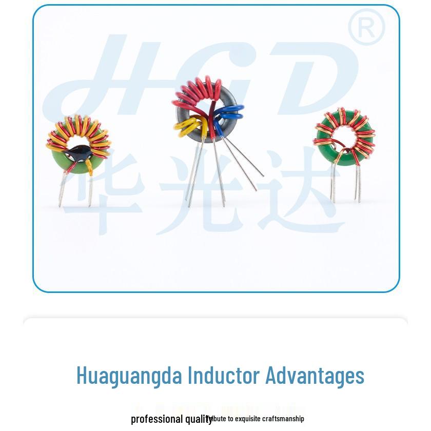Iron-Silicon-Aluminum Toroidal Inductor Coil (12UH, 22UH, 33UH) for Magnetic Ring Filtering
