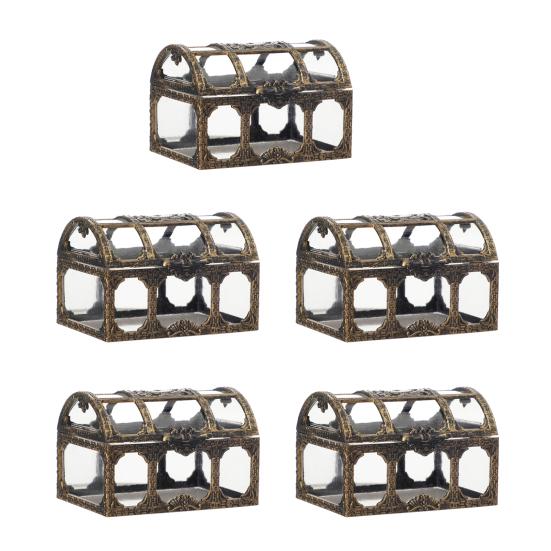 Retro Plated Candy Box Vintage Style Treasure Chest Wedding Party Sweet Container for Candies Cookies Chocolates Macarons Jewelry Small Gifts