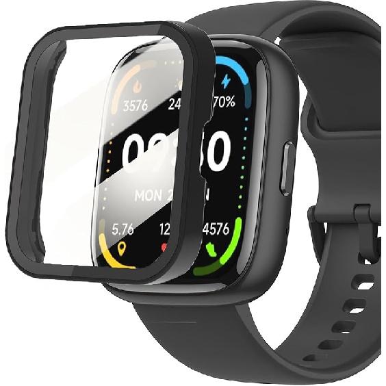 IDW26 Smart Watch Case, Hard PC Case with Screen Protector Compatible for Faweio, KEEPONFIT, FUYOTI, Hikwel, Bambooinn IDW26 Smart Watch (2