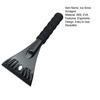 1/2Pcs Ice Snow Scrapper Windscreen Shovel with Non-Slip Handle Sturdy Construction Low-Temperature Resistant Snow Scraper Versatile Tool