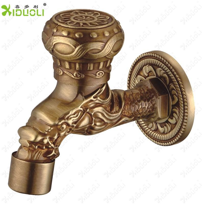 2015 Brass Antique Wall Mounted Tap (Copper,laundry faucet) медный