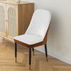 Silver Fox Velvet Chair Covers Soild Colour Elastic Shell Chair Slipcovers For Living Room Hotel Office Banquet Dustproof Covers