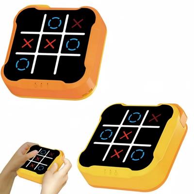 Tic-Tac-Toe Electronic Chess Board Game Multi-Function Portable Table for Adults Kids Educational Family Travel Size Board Games