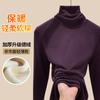 Pile collar thickened double-sided German velvet bottoming shirt for women's autumn and winter new inner women's velvet warm t-shirt