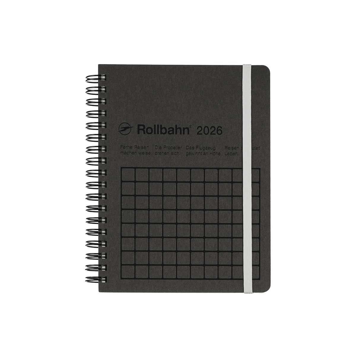 

[Delfonics Planner 2026 Edition / Starting October 2025] Rollbahn Mono L Monthly Planner (Black)