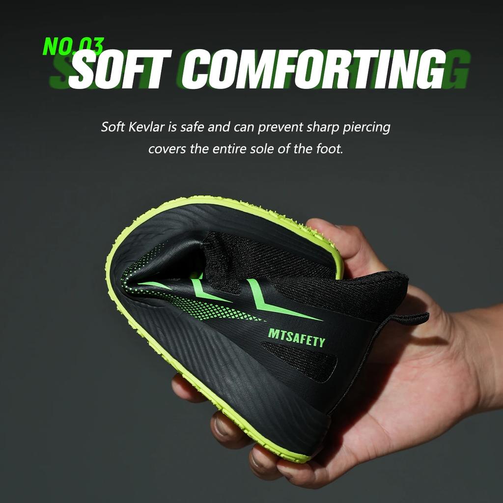 Steel Toe Sneakers for Men Ultra-light Construction Site Safety Shoes Anti Puncture Industrial Work Boots Breathable Work Shoes