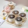 Candy Plate Set Tray Home Living Room Snack Storage Box Creative Decoration Wedding Candy Box Light Luxury Nordic Fruit Box