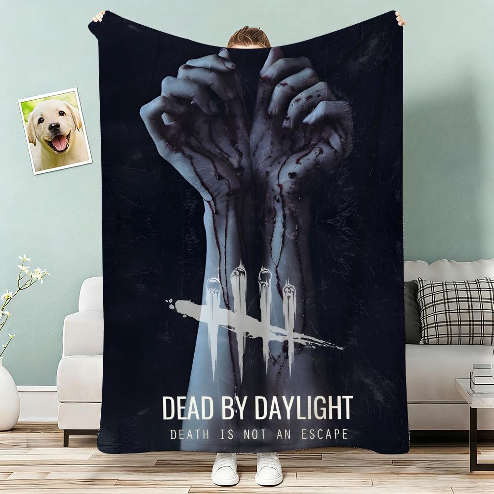 Dead by Daylight Überwurf Leichte g Flanelldecke Weich Hautfreundlich zur Sommerkühlung