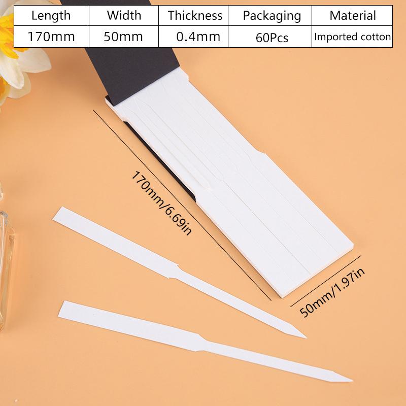 100/500 Stück Schwarze Test-Aromatherapie-Duft-Parfüm-Ätherische Öle Test-Tester-Papierstreifen Buch Baumwoll-Saugpapier