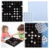 Checkerboard Game Board Mould Family Game Board Mould Puzzle Chess Game Math Game Suitable for Children and Adults
