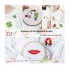 DIY Creative Jiangnan Su Embroidery Handmade White Cross Stitch Cloth