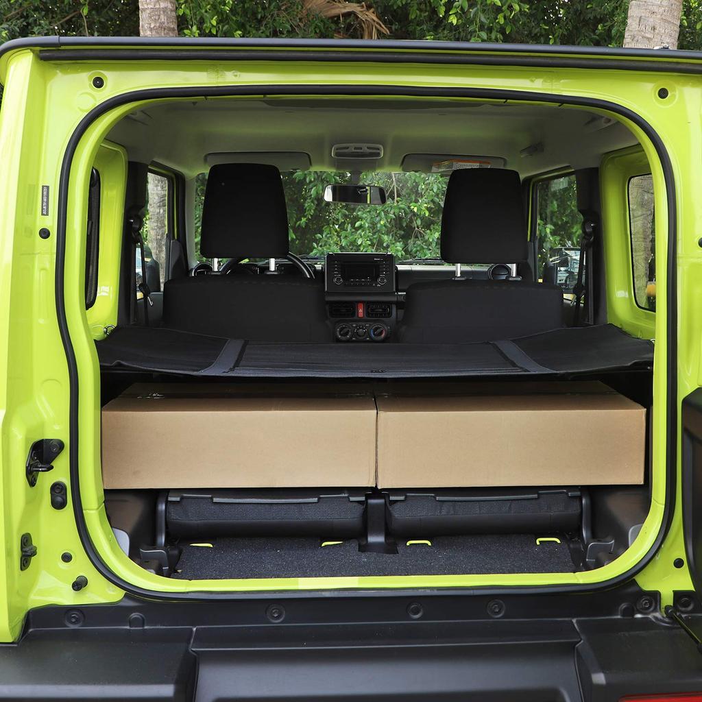 ANTC Car Trunk Curtain for Suzuki Jimny Tail Box Cargo Isolation Jimny Interior Accessories JB64/JB74 (2019+) - Net,