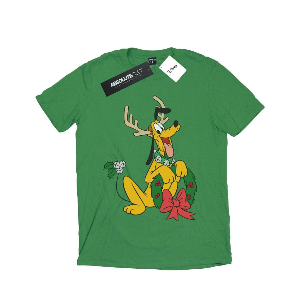 Disney Pluto-Weihnachts-Rentier-T-Shirt für Herren