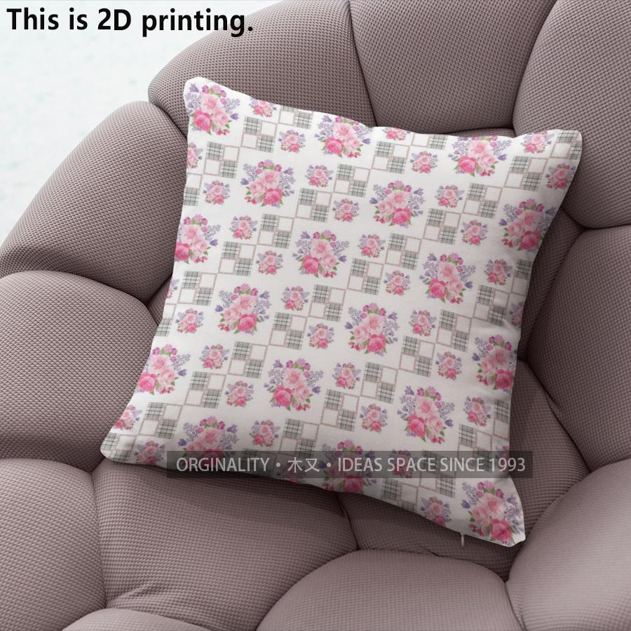 Floral Print Square Throw Pillow Covers Pattern Cushion Cover Suitable For Sofa Bedroom Car Pillow Cover