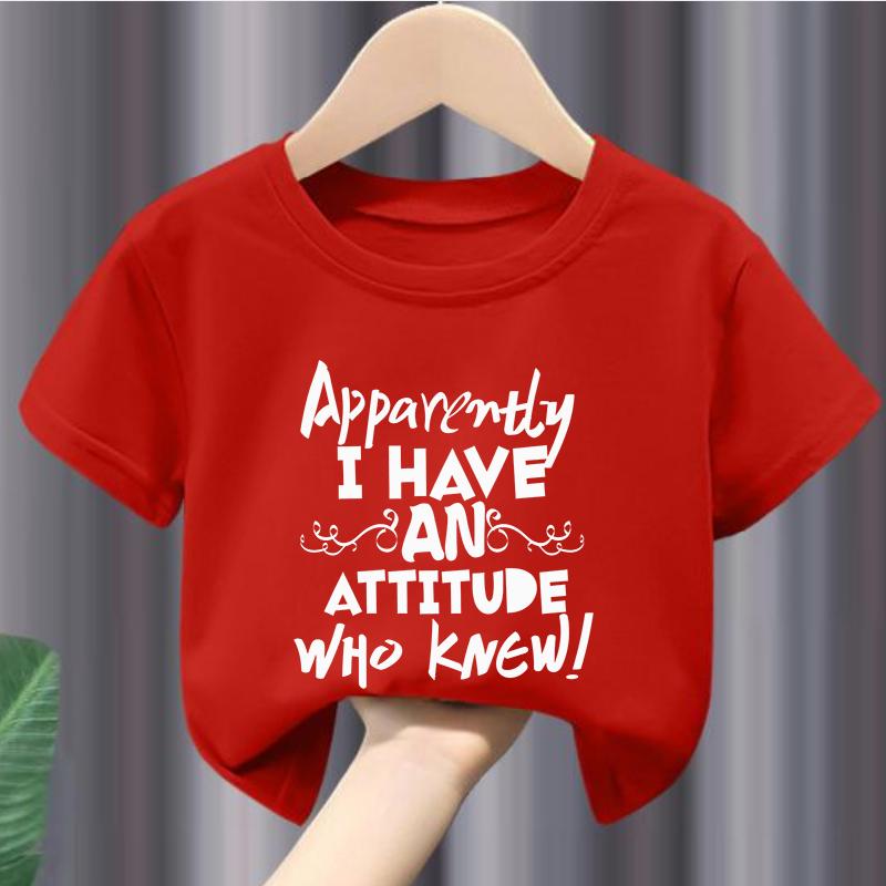 Girls Spring Summer Casual Shortsleeved Tshirt Letterprinted Round Neck Comfortable Childrens Wear Kids Clothes Summer Soft