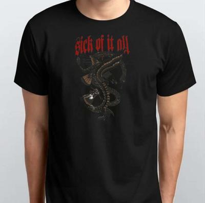 НАДОЕЛО ВСЁ I1 соя Футболка с графическим принтом S M L XL XXL 3 4 XL Черный Белый