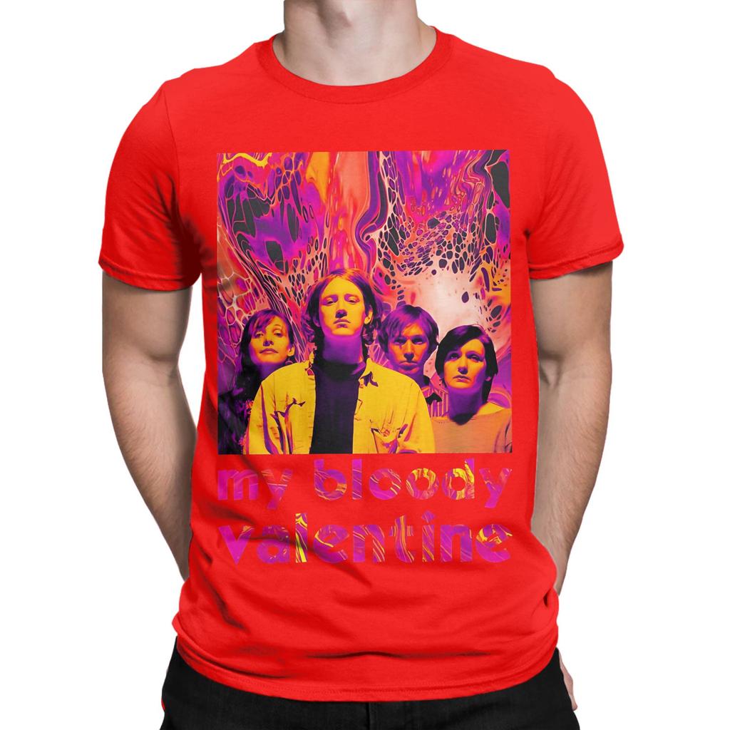 My Bloody Valentine Colorful Novelty Graphic 100 Cotton TShirt My Bloody Valentine Tees Tops For Unisex