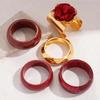 Exaggerated Resin Smudge Geometric Round Bracelet Fashion Ins Bracelet Jewelry