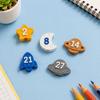 Cute Cartoon Pencil Toppers Set Toppers, Lovely Charms, Pen Number Caps for Classroom Decorations School Supplies Rewards Durable Silicone Protectors