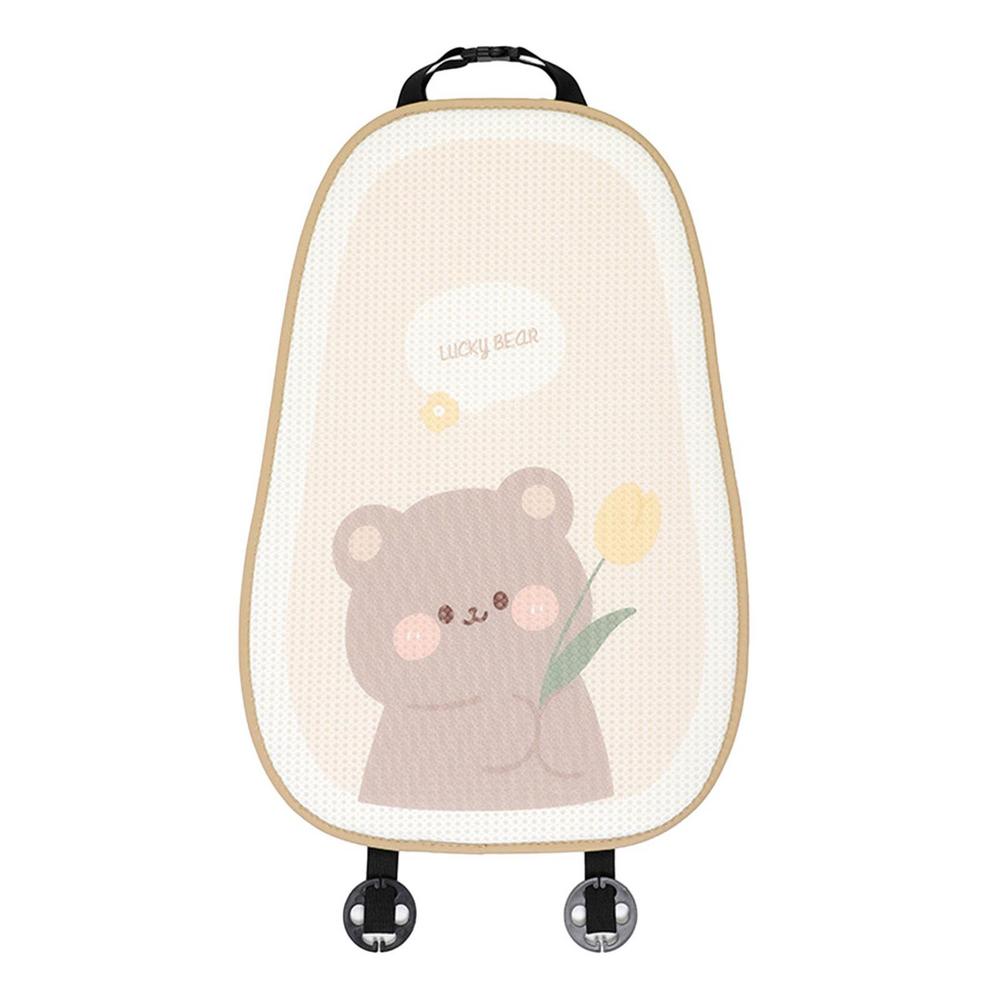 Sommer Autositzkissen Kühle Seidenkissen Atmungsaktive Rutschfeste Cartoon-Matte Kühles Kissen Wassermatte Sommerzubehör