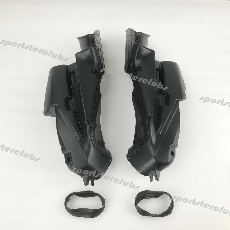 A Pair For Suzuki K6 K7 GSXR750 GSX-R 750 2006-2007 GSX-R600 GSXR600 Black Motorcycle Ram Air Intake Tube Duct Pipe