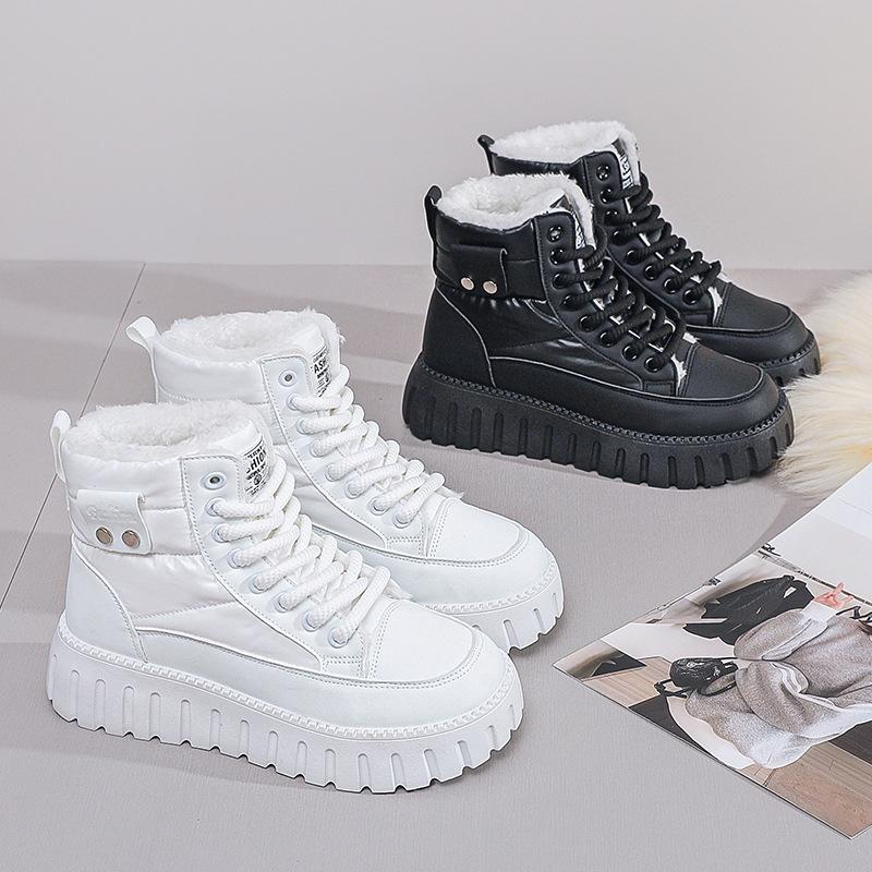 Winter new velvet high-top snow boots ins warm, non-slip and wear-resistant casual shoes ZY