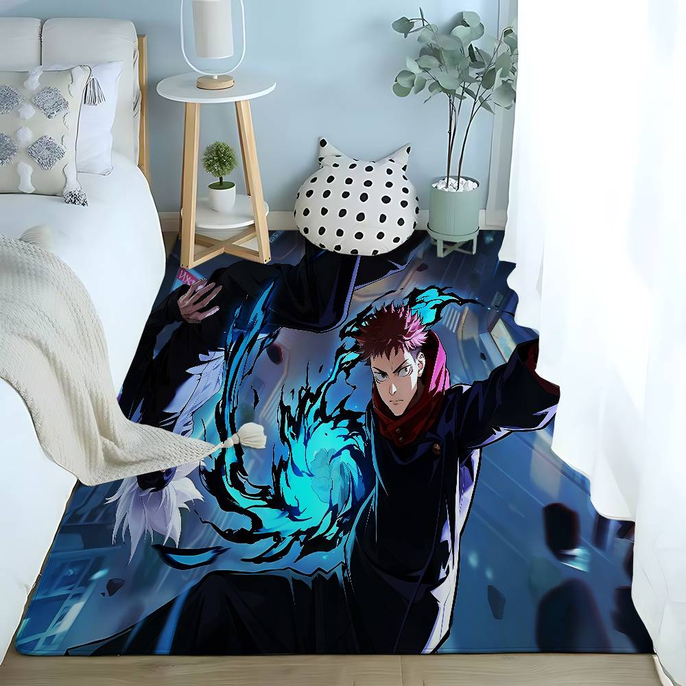 Classic Anime-J-jujutsu-Kaisen-S Cool Carpet Bathroom Anti-slip Mat Door Mat Home Decoration Mat Entrance Mat Scratch-resistant