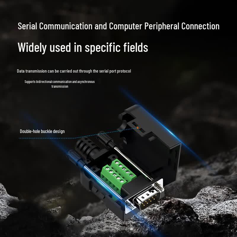 BoYang DB9 Male Solder-Free Serial Connector