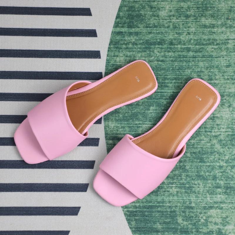 fashion Summer Women Sandals 2024 Outdoor Plus Size Open Toe Flat heels simple leisure Comfortable Light Sandalias Femininas beach shoes