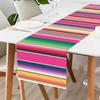 Mexican Colorful Stripes Table Runner Dresser Scarves Table Decor Dia De Los Muertos Kitchen Dining Table Runner Party Decor