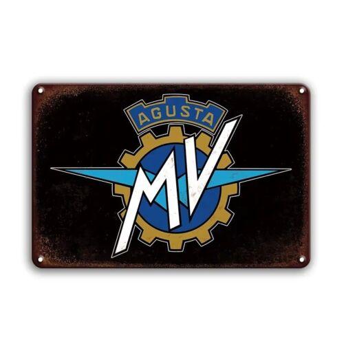 

1dMV Agusta Logo Metal Tin Sign Man Cave Garage Wall Art Retro Decor 30x40cm(11.8x15.7inch)