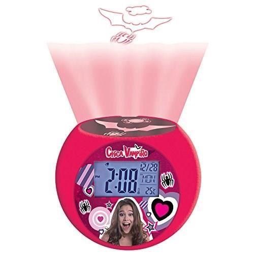 LEXIBOOK - Chica Vampiro - Children's Alarm Clock Radio with Image Projections