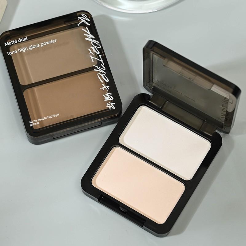 Matte Double-piece Contouring High-gloss Brightening Pearlescent Face Nose High-gloss Powder