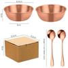 Stainless Steel Sauce Dish Spoon Set Stackable Food Safe Dipping Plate for Kitchen Dinner Party BBQ Sushi Tableware