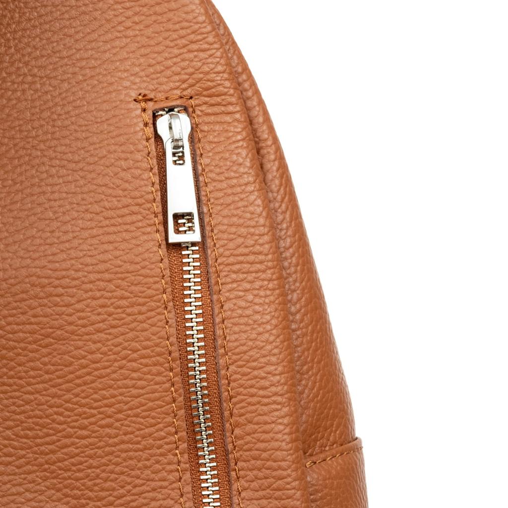 Vezze Tasca Taupe Suede Large Shopper Bag